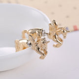 Boucles D'oreilles Licorne - Couleur OR
