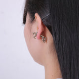 Boucles D'oreilles Licorne - Couleur OR